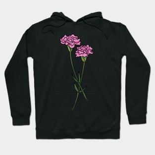 Pink Carnation Hoodie